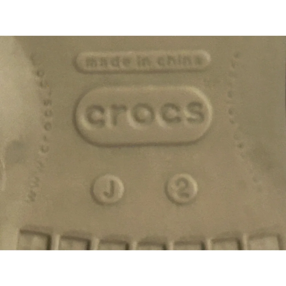 Toddler Crocs Canvas Slip On Shoes |‎ Santa Cruz Size C 2 Brown Canvas